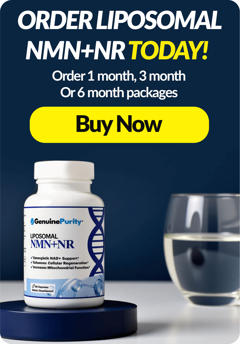 Order GenuinePurity NMNR at genuinepurity.com